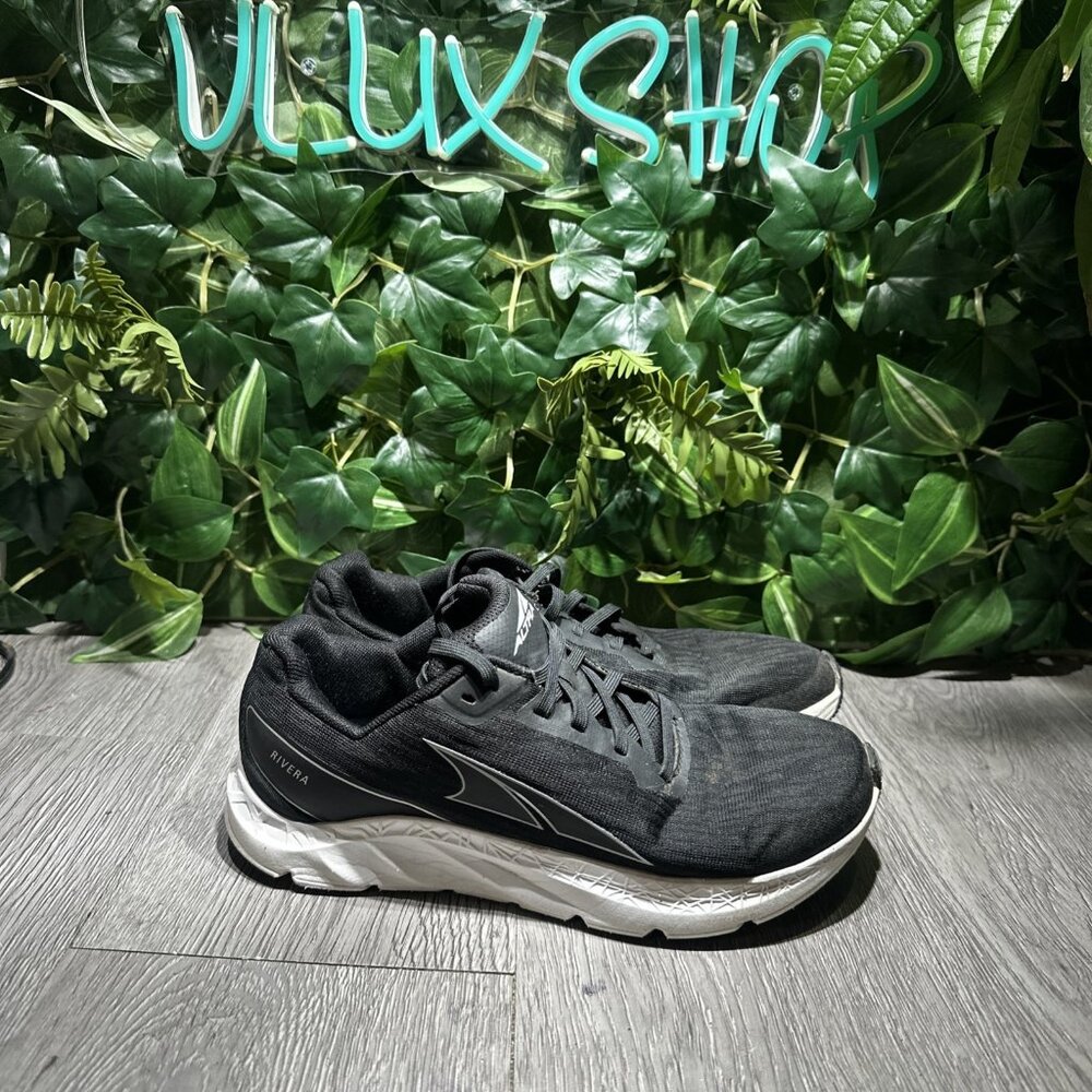 Altra Womens Rivera AL0A4VQV010 Black Running Shoes Sneakers Size 7.5